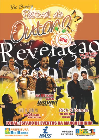 Veja as atrações da festa de Rio Bonito