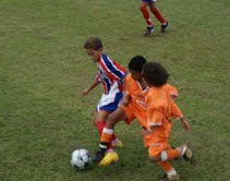 Goleadas marcam a abertura da copa sub 11